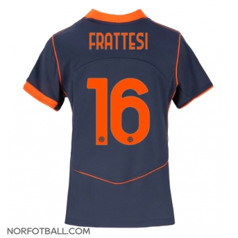 Billige Fotballdrakt Inter Milan Davide Frattesi #16 Replika Tredjedrakt Dame 2025-26 Kortermet